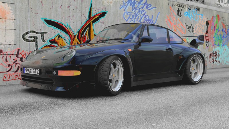 Porsche 993 GT2 Graffiti 