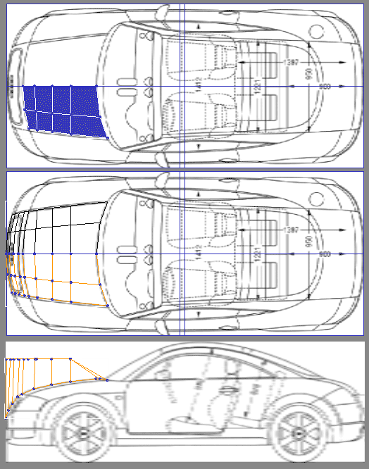 blueprints of cars. trust on lueprints alone.